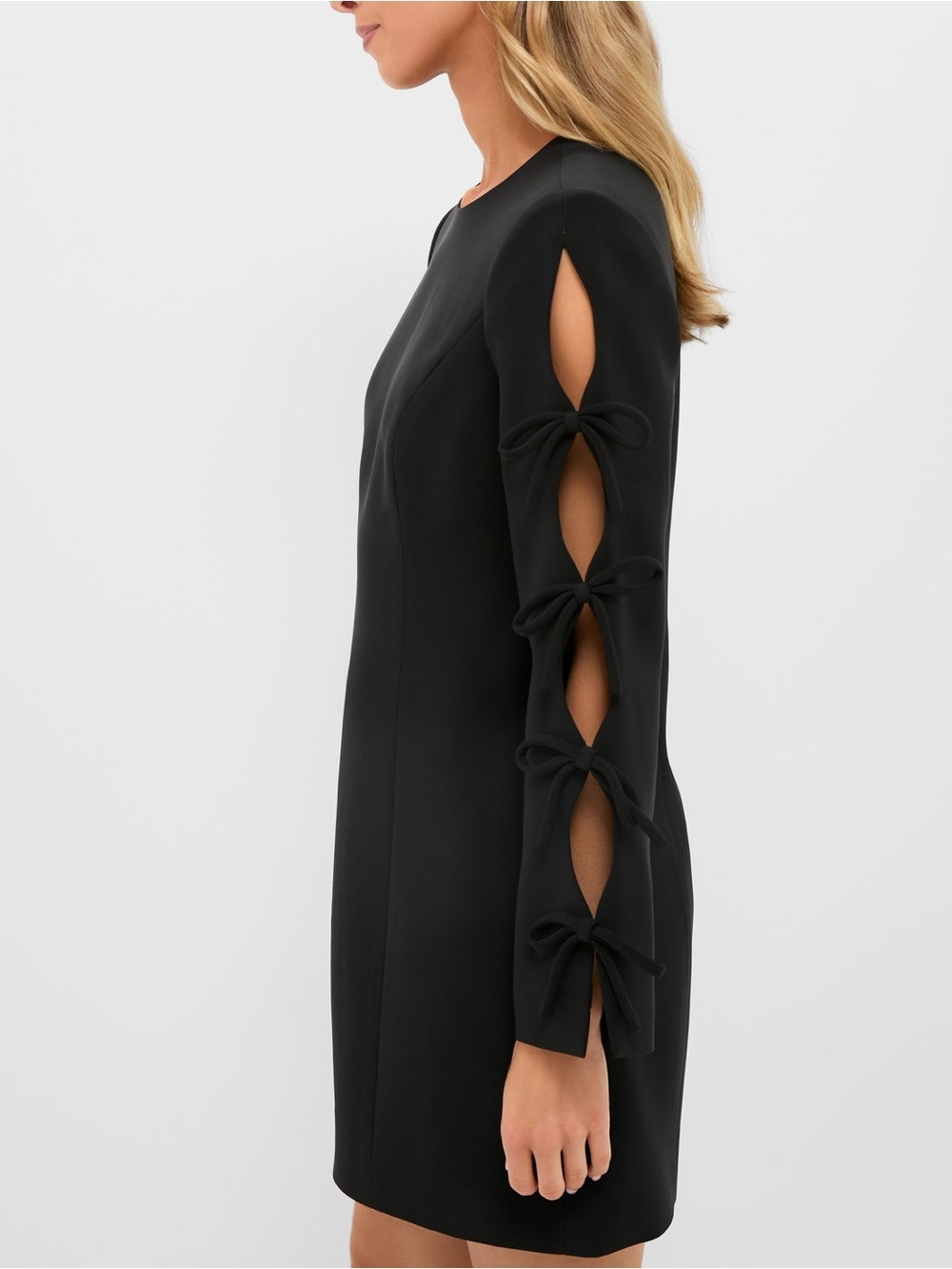 HYACINTH HOUSE Black Bow Sleeve Belinda Mini Dress — NWT - Picture 4 of 11